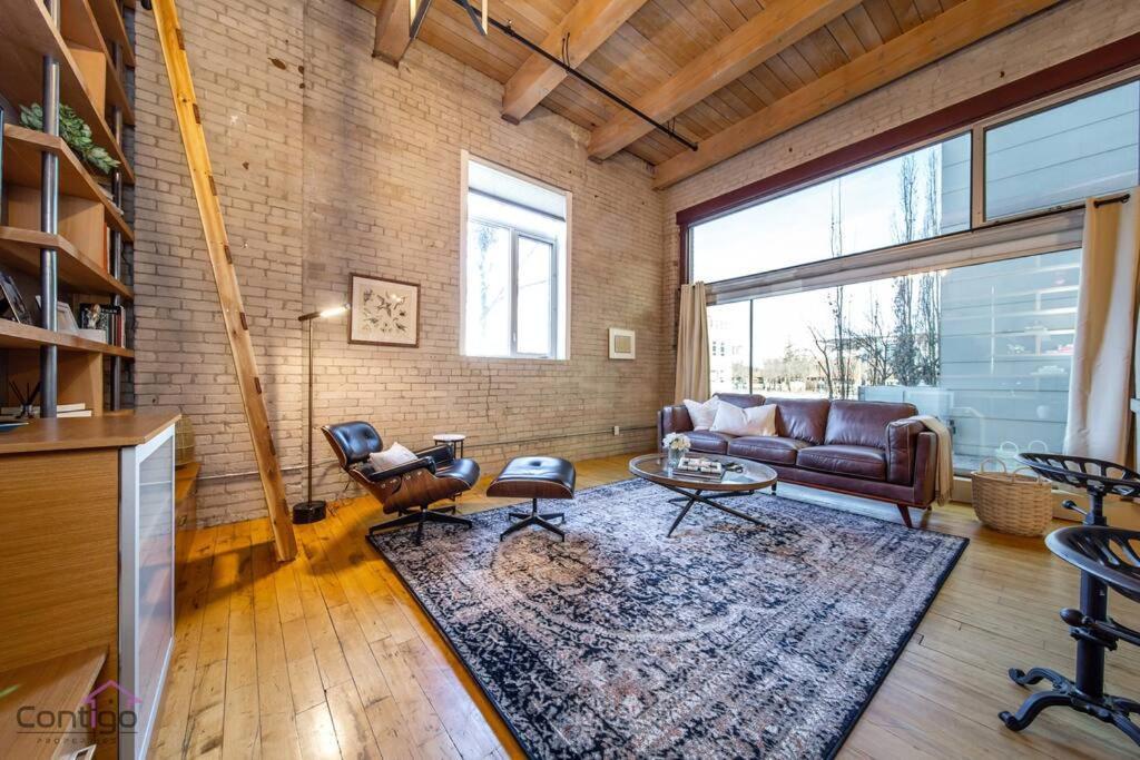 Historic Jd Loft, Near Ice District, Rogers Place, Ug Parking Edmonton Eksteriør billede