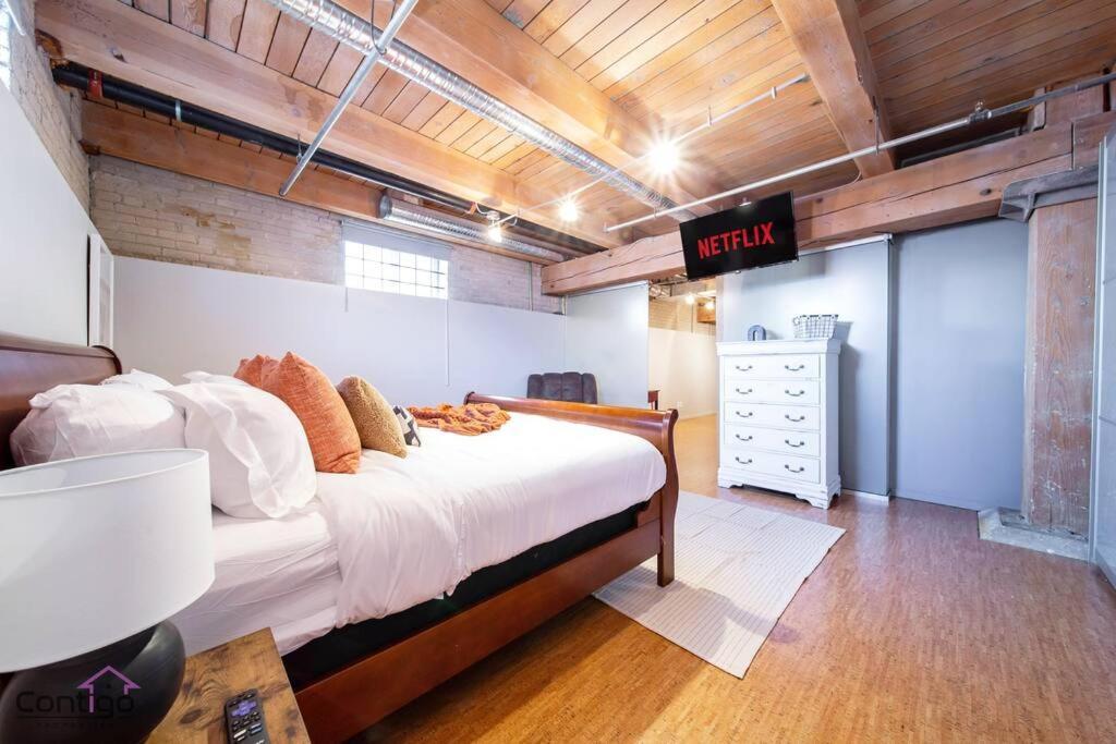 Historic Jd Loft, Near Ice District, Rogers Place, Ug Parking Edmonton Eksteriør billede