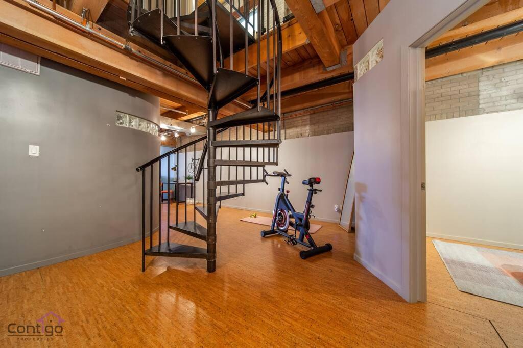 Historic Jd Loft, Near Ice District, Rogers Place, Ug Parking Edmonton Eksteriør billede