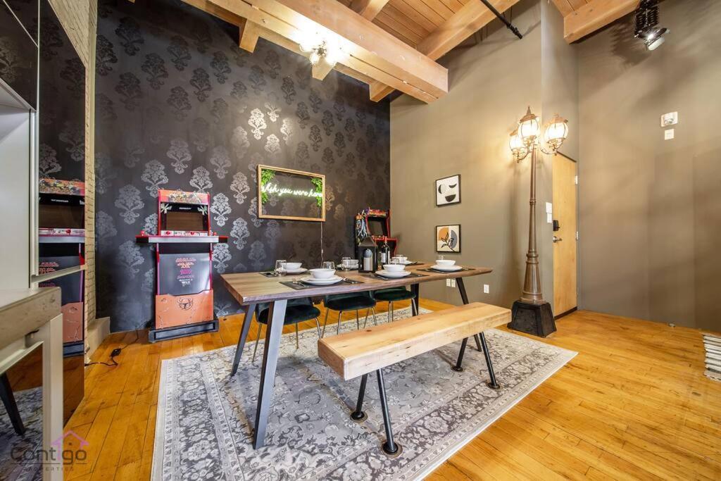 Historic Jd Loft, Near Ice District, Rogers Place, Ug Parking Edmonton Eksteriør billede