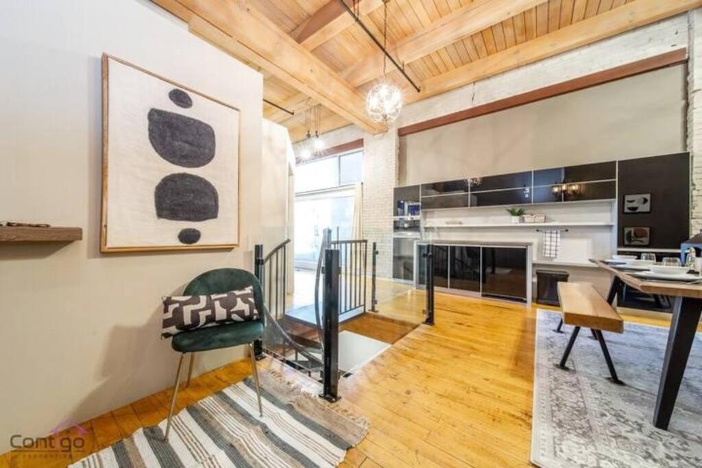 Historic Jd Loft, Near Ice District, Rogers Place, Ug Parking Edmonton Eksteriør billede