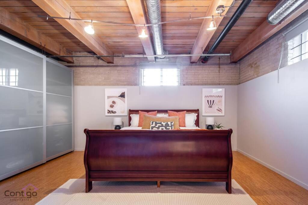 Historic Jd Loft, Near Ice District, Rogers Place, Ug Parking Edmonton Eksteriør billede